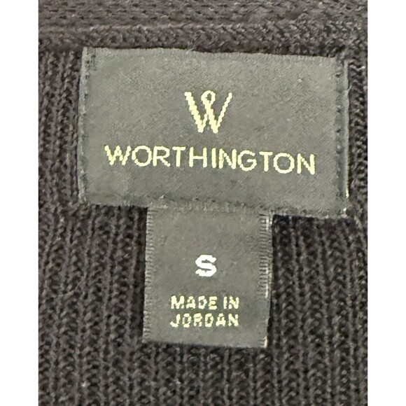 Womens Black Longline Open Front Cardigan Lightweight Knit Minimalist Layering S - Picture 5 of 8